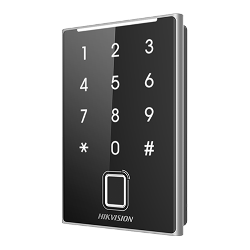 Cititor de proximitate MIFARE, amprenta, tastatura integrata, Bluetooth, Wiegand, RS485 - HIKVISION DS-K1109DKFB – HIKVISION DS-K1109DKFB