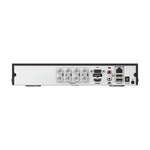 DVR AcuSense 8 ch., 8MP + 4 ch. IP 8MP, Audio bidirectional, 1U - HIKVISION iDS-7208HUHI-M1-T – HIKVISION iDS-7208HUHI-M1-T