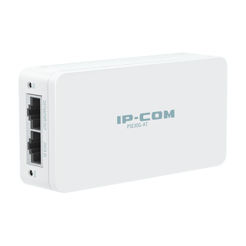 Injector PoE+, 2 x RJ45 Gigabit, 30W - IP-COM PSE30G-AT – IP-COM PSE30G-AT