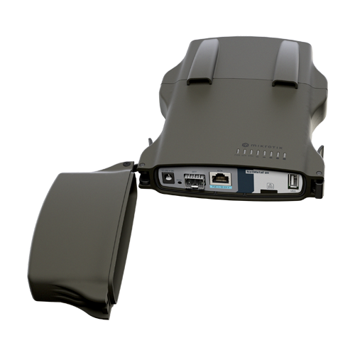 Access Point exterior, Wi-Fi 6, AX3000 Dual-Band, 1 x SFP 2.5G, 1 x RJ45 1G, IP66 - Mikrotik L23UGSR-5HaxD2HaxD-NM Access Point exterior, Wi-Fi 6, AX3000 Dual-Band, 1 x SFP 2.5G, 1 x RJ45 1G, IP66 - Mikrotik L23UGSR-5HaxD2HaxD-NM