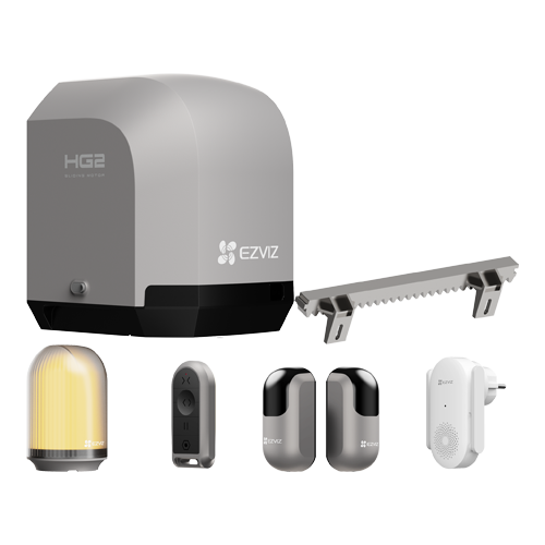 Kit automatizare poarta culisanta 400Kg/6m, Wi-Fi, alarma luminoasa - EZVIZ CS-HG2-R100-40HL – EZVIZ CS-HG2-R100-40HL
