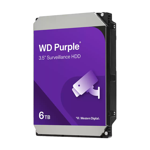 Hard disk 6TB - Western Digital PURPLE WD64PURZ