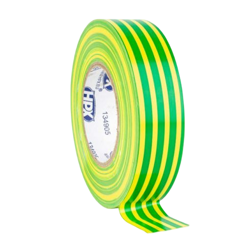 Banda izolatoare PVC, galben-verde, 19mm x 20m - WKK 7122122310 – WKK 7122122310