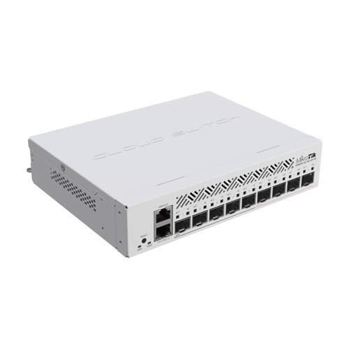 Switch L3, 5 x SFP 1G, 4 x SFP+ 10G, 1 x RJ45 1G, PoE In af/at, 1U - Mikrotik CRS310-1G-5S-4S+IN – Mikrotik CRS310-1G-5S-4S+IN