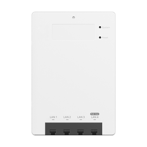 Access Point Wi-Fi 6, AX3000 Dual-Band, 5 x RJ45 1G, PoE In/Out, Cloud Management - Ruijie Reyee RG-RAP62-Wall – Ruijie Networks RG-RAP62-Wall