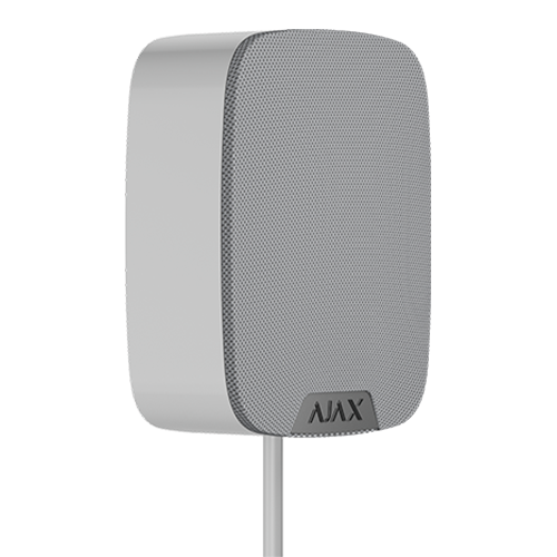 Sirena de interior Superior HomeSiren Fibra, cablata, alb - AJAX HomeSirenSuperiorFibra(W)-143560