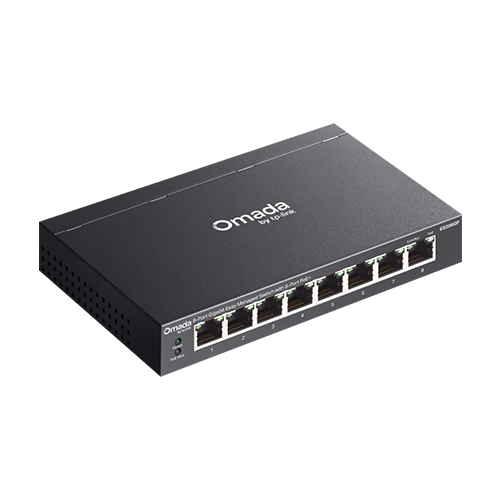 Switch L2, 8 x RJ45 1G PoE, Buget PoE 64W, Easy Managed - TP-Link Omada ES208GP – TP-LINK ES208GP