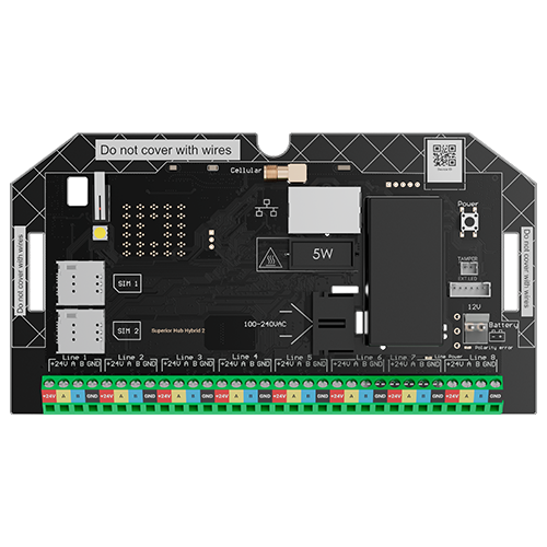Ajax SuperiorHubHybrid2(NC) – Centrala alarma Superior Hub Hybrid 2, Ethernet, fara carcasa - AJAX SuperiorHubHybrid2(NC) Centrala alarma Superior Hub Hybrid 2, Ethernet, fara carcasa - AJAX SuperiorHubHybrid2(NC) – Ajax SuperiorHubHybrid2(NC)