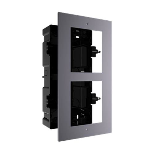 Rama montaj ingropat, 2 module, pentru Interfon modular - HIKVISION DS-KD-ACF2 – HIKVISION DS-KD-ACF2