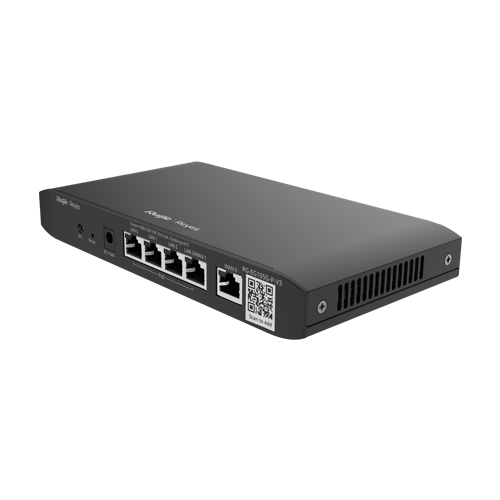 Router 4 x RJ45 1G PoE, 1 x RJ45 1G, Dual WAN, Captive Portal, Cloud Management - Ruijie Reyee RG-EG105G-P-V3 Router 4 x RJ45 1G PoE, 1 x RJ45 1G, Dual WAN, Captive Portal, Cloud Management - Ruijie Reyee RG-EG105G-P-V3