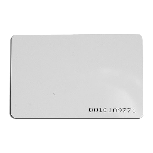 Set de 10 cartele de acces EM4100 125KHz, 0.8 mm, cod printat - CSAccess CSC-EM125-08+C-10 – CSAccess CSC-EM125-08+C-10