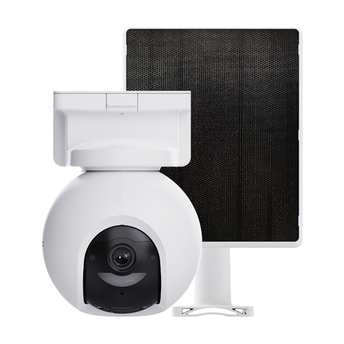 Camera IP PT Wi-Fi6 + Panou solar 5W, 8MP, baterie 10.400 mAh, Audio, IR 15m, Color 24/7 - EZVIZ CS-HB8/SP(4K) – EZVIZ CS-HB8/SP(4K)