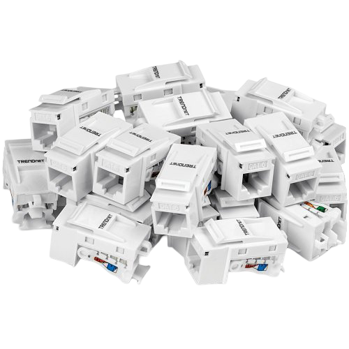 TRENDnet TC-K25C6-25buc – Set 25 buc. Keystone Jack Cat.6 tool-less, alb - TRENDnet TC-K25C6-25buc Set 25 buc. Keystone Jack Cat.6 tool-less, alb - TRENDnet TC-K25C6-25buc – TRENDnet TC-K25C6-25buc