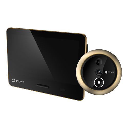 Vizor electronic smart, Wi-Fi, 4K, monitor tactil 5.5, sonerie, audio, acumulator 7100 mAh, Auriu - EZVIZ CS-EP4-Gold – EZVIZ CS-EP4-Gold