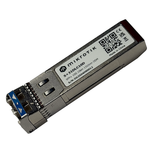 Modul SFP+ 1G/10G Single Mode, 10km, 1310nm - MikroTik S+31DLC10D – Mikrotik S+31DLC10D