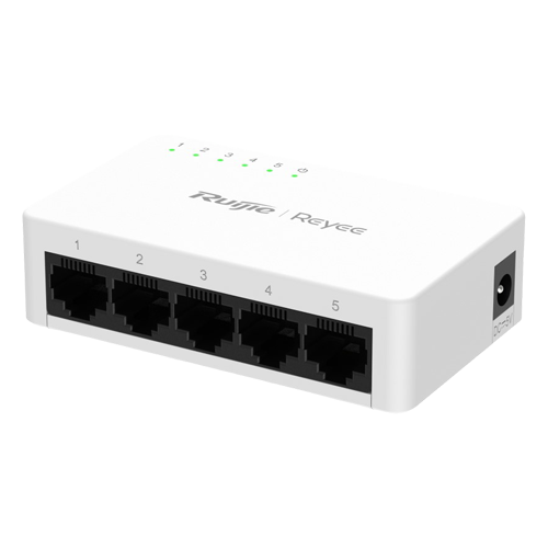 Ruijie Networks RG-ES05G-L – Switch L2, 5 x RJ45 1G, Unmanaged - Ruijie Reyee RG-ES05G-L Switch L2, 5 x RJ45 1G, Unmanaged - Ruijie Reyee RG-ES05G-L – Ruijie Networks RG-ES05G-L