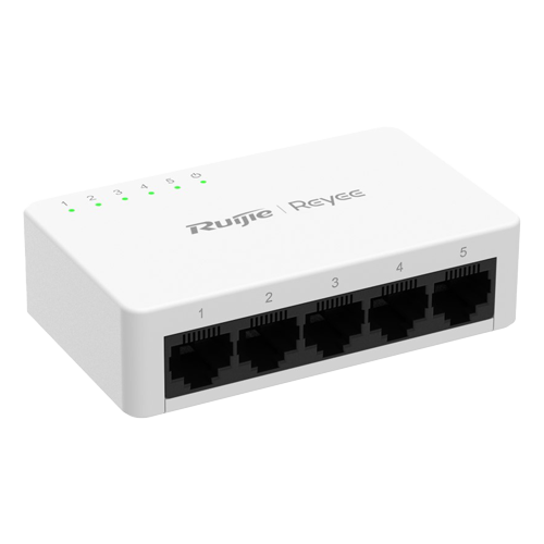 Ruijie Networks RG-ES05G-L – Switch L2, 5 x RJ45 1G, Unmanaged - Ruijie Reyee RG-ES05G-L Switch L2, 5 x RJ45 1G, Unmanaged - Ruijie Reyee RG-ES05G-L – Ruijie Networks RG-ES05G-L