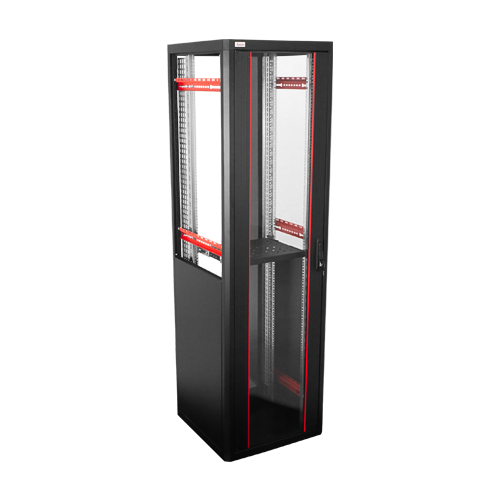 Rack de podea PRO SERIES 47U 19 600x600, capacitate 1000 kg, RAL 9005, asamblat ASY-47U-6060PRO – ASYTECH Networking ASY-47U-6060PRO