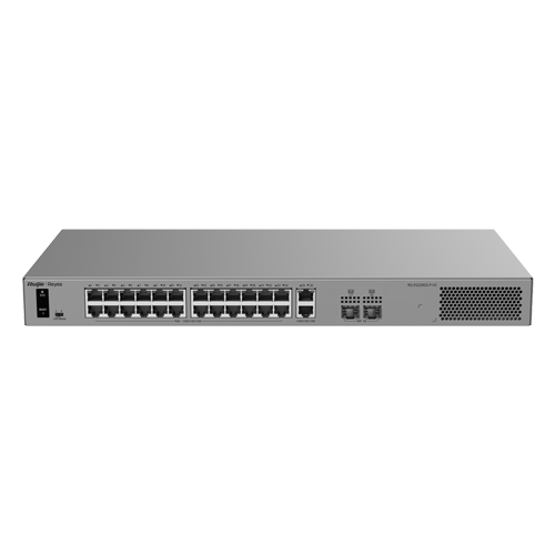 Ruijie Networks RG-ES228GS-P-V2 – Switch L2, 26 x RJ45 1G (24 x PoE+), 2 x SFP 1G, Putere PoE 370W, Cloud Management - Ruijie Reyee RG-ES228GS-P-V2 Switch L2, 26 x RJ45 1G (24 x PoE+), 2 x SFP 1G, Putere PoE 370W, Cloud Management - Ruijie Reyee RG-ES228GS-P-V2 – Ruijie Networks RG-ES228GS-P-V2