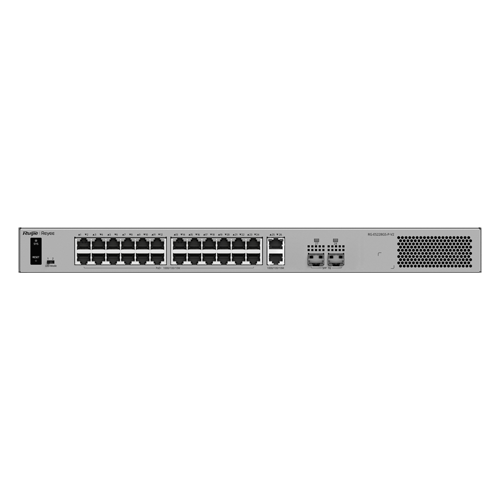 Ruijie Networks RG-ES228GS-P-V2 – Switch L2, 26 x RJ45 1G (24 x PoE+), 2 x SFP 1G, Putere PoE 370W, Cloud Management - Ruijie Reyee RG-ES228GS-P-V2 Switch L2, 26 x RJ45 1G (24 x PoE+), 2 x SFP 1G, Putere PoE 370W, Cloud Management - Ruijie Reyee RG-ES228GS-P-V2 – Ruijie Networks RG-ES228GS-P-V2