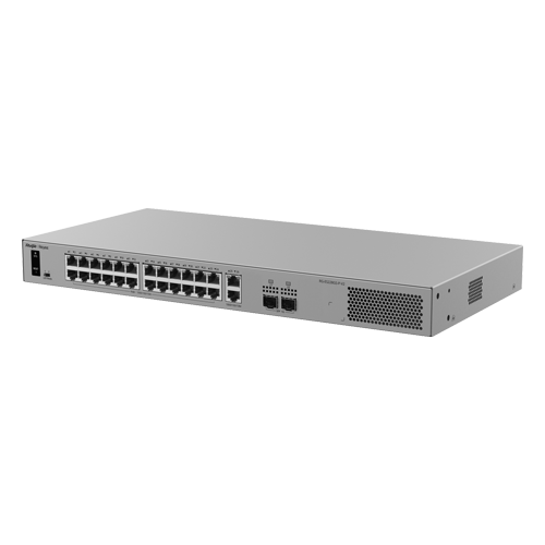 Ruijie Networks RG-ES228GS-P-V2 – Switch L2, 26 x RJ45 1G (24 x PoE+), 2 x SFP 1G, Putere PoE 370W, Cloud Management - Ruijie Reyee RG-ES228GS-P-V2 Switch L2, 26 x RJ45 1G (24 x PoE+), 2 x SFP 1G, Putere PoE 370W, Cloud Management - Ruijie Reyee RG-ES228GS-P-V2 – Ruijie Networks RG-ES228GS-P-V2