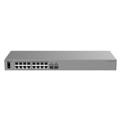 Switch L2, 16 x RJ45 Gigabit, 2 x SFP 2.5G, Cloud Management - Ruijie Reyee RG-ES216GC2MS – Ruijie Networks RG-ES216GC2MS