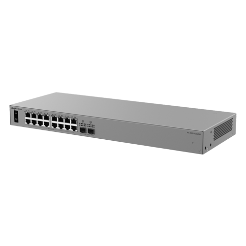 Switch L2, 16 x RJ45 Gigabit, 2 x SFP 2.5G, Cloud Management - Ruijie Reyee RG-ES216GC2MS – Ruijie Networks RG-ES216GC2MS