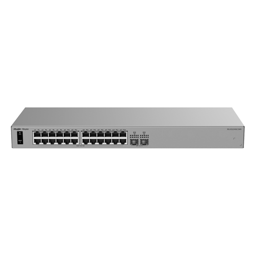 Switch L2, 24 x RJ45 Gigabit, 2 x SFP 2.5G, Cloud Management - Ruijie Reyee RG-ES224GC2MS – Ruijie Networks RG-ES224GC2MS