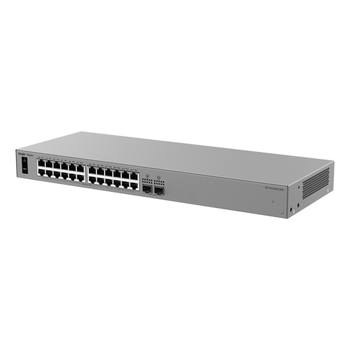 Switch L2, 24 x RJ45 Gigabit, 2 x SFP 2.5G, Cloud Management - Ruijie Reyee RG-ES224GC2MS – Ruijie Networks RG-ES224GC2MS