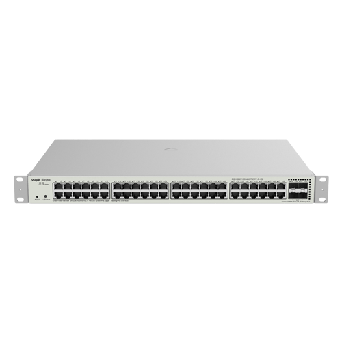 Ruijie Networks RG-NBS3100-48GT4SFP-P-V2 – Switch L2, 48 x RJ45 1G PoE+, 4 x SFP 1G, PoE 370W, Cloud Management - Ruijie Reyee RG-NBS3100-48GT4SFP-P-V2 Switch L2, 48 x RJ45 1G PoE+, 4 x SFP 1G, PoE 370W, Cloud Management - Ruijie Reyee RG-NBS3100-48GT4SFP-P-V2 – Ruijie Networks RG-NBS3100-48GT4SFP-P-V2