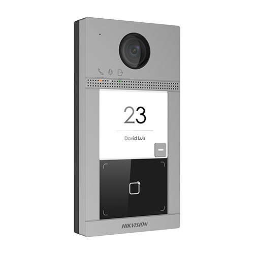 Panou exterior videointerfon TCP/IP pentru 1 familie, Wi-Fi 2.4GHz, control acces integrat - HIKVISION DS-KV8113-WME1 – HIKVISION DS-KV8113-WME1