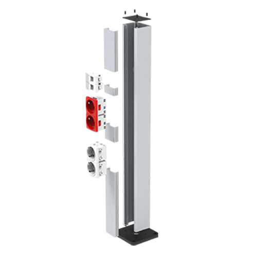 DLX DLX-980-64 – Coloana verticala de podea, din aluminiu, montare module pe 1 singura parte, IP40 - DLX DLX-980-64 Coloana verticala de podea, din aluminiu, montare module pe 1 singura parte, IP40 - DLX DLX-980-64 – DLX DLX-980-64