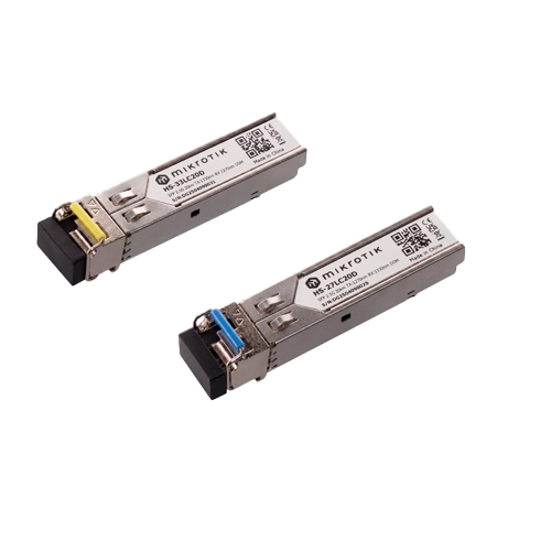 Mikrotik HS-2733LC20D – Kit 2 module SFP BiDi, 1/2.5Gbps, singlemode, LC simplex, 20km, 1270/1330nm, MikroTik - HS-2733LC20D Kit 2 module SFP BiDi, 1/2.5Gbps, singlemode, LC simplex, 20km, 1270/1330nm, MikroTik - HS-2733LC20D – Mikrotik HS-2733LC20D