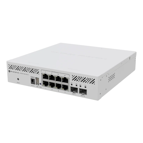 Mikrotik CRS310-8G+2S+IN – Switch L2, 8 x RJ45 2.5G, 2 x SFP+ 10G, RouterOS v7, USB - MikroTik CRS310-8G+2S+IN Switch L2, 8 x RJ45 2.5G, 2 x SFP+ 10G, RouterOS v7, USB - MikroTik CRS310-8G+2S+IN – Mikrotik CRS310-8G+2S+IN