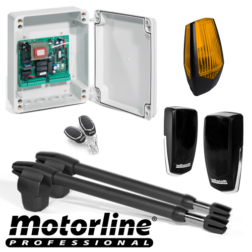 Kit automatizare poarta batanta 2x2.5m -MOTORLINE LINCE300-KIT – Motorline LINCE300-KIT