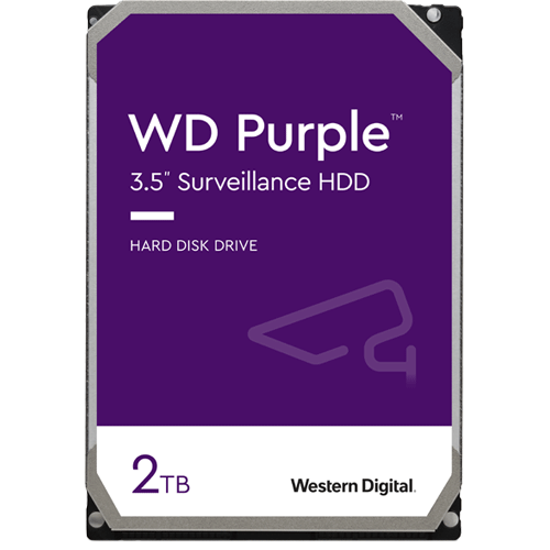 Hard disk 2TB - Western Digital PURPLE WD20PURX – WD WD20PURX