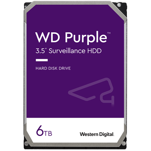 Hard disk 6TB - Western Digital PURPLE WD60PURX – WD WD60PURX