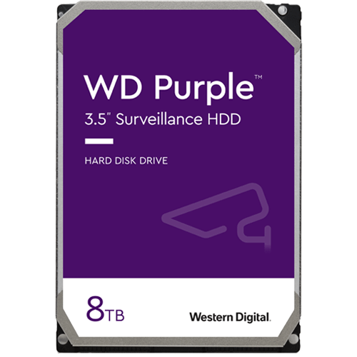 Hard disk 8TB - Western Digital PURPLE WD80PURX – WD WD80PURX