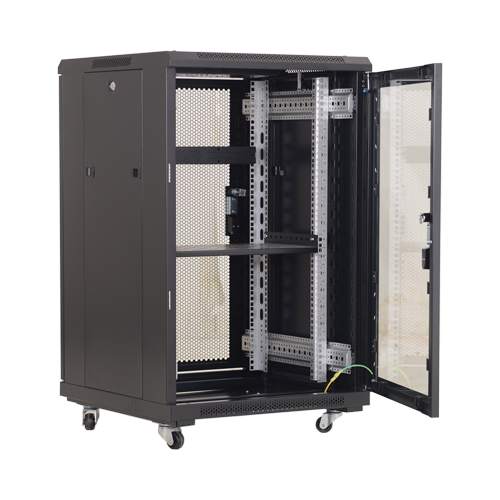Rack podea 27U 19 600x600, negru - ASYTECH Networking ASY-27U-6060E – ASYTECH Networking ASY-27U-6060E