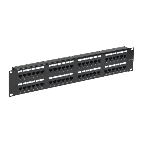 Patch Panel 2U, UTP cat5e, 48 porturi RJ45 - ASYTECH Networking ASY-PP-UTP5E-48 – ASYTECH Networking ASY-PP-UTP5E-48