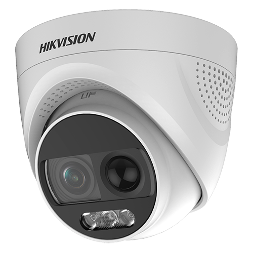 Camera ColorVU AnalogHD 2MP cu PIR si alarma incorporata, lentila 2.8mm, lumina alba 20 m - HIKVISION DS-2CE72DFT-PIRXOF28 – HIKVISION DS-2CE72DFT-PIRXOF28