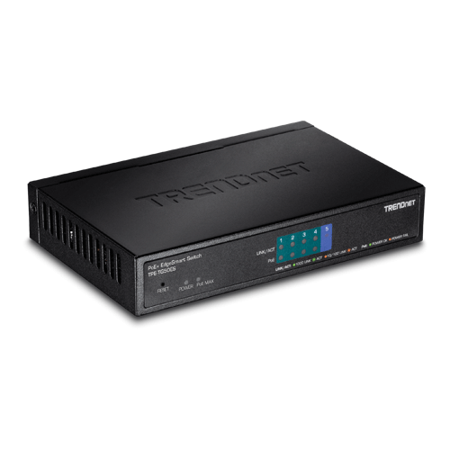 Switch 5 porturi - 4 Gigabit PoE+ 31W, 1 x Gigabit - TRENDnet TPE-TG50ES – TRENDnet TPE-TG50ES