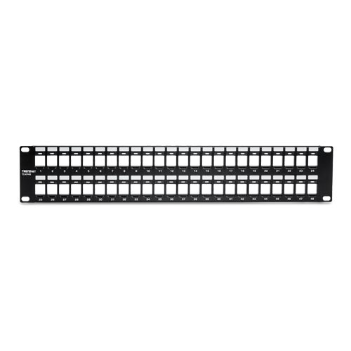 TRENDnet TC-KP48 – Patch Panel 48 porturi blank keystone 2U - TRENDnet TC-KP48 Patch Panel 48 porturi blank keystone 2U - TRENDnet TC-KP48 – TRENDnet TC-KP48