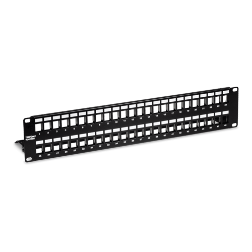 TRENDnet TC-KP48S – Patch Panel ecranat 48 porturi blank keystone 2U - TRENDnet TC-KP48S Patch Panel ecranat 48 porturi blank keystone 2U - TRENDnet TC-KP48S – TRENDnet TC-KP48S