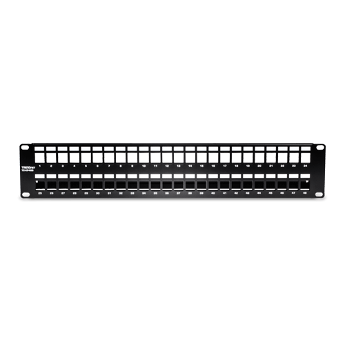 TRENDnet TC-KP48S – Patch Panel ecranat 48 porturi blank keystone 2U - TRENDnet TC-KP48S Patch Panel ecranat 48 porturi blank keystone 2U - TRENDnet TC-KP48S – TRENDnet TC-KP48S