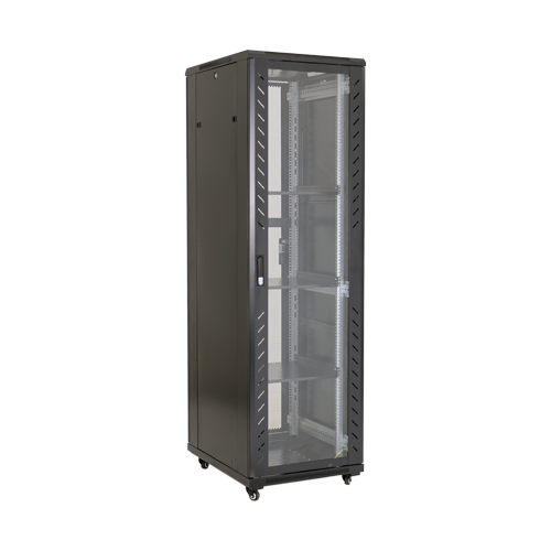 Rack podea 47U 19 800x1000, negru - ASYTECH Networking ASY-47U-8010S – ASYTECH Networking ASY-47U-8010S