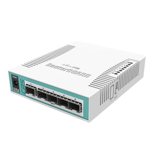 Smart Switch, 5 x SFP, 1 x Combo port SFP/Gigabit - Mikrotik CRS106-1C-5S – Mikrotik CRS106-1C-5S
