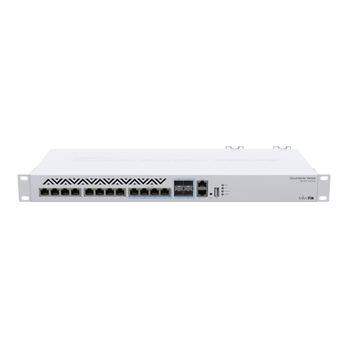 Management Switch, 8 x 10G Ethernet, 4 x 10G combo RJ45/SFP+,  - Mikrotik CRS312-4C+8XG-RM – Mikrotik CRS312-4C+8XG-RM