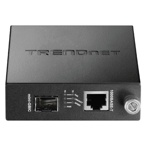 Mediaconvertor Gigabit - SFP fibra optica (pt TFC-1600) - TRENDnet TFC-1000MGA – TRENDnet TFC-1000MGA