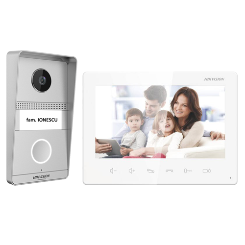 HIKVISION DS-KIS101-P(S) – Kit videointerfon analogic 7inch, camera 2MP, conectare 2 fire - HIKVISION DS-KIS101-P(S) Kit videointerfon analogic 7inch, camera 2MP, conectare 2 fire - HIKVISION DS-KIS101-P(S) – HIKVISION DS-KIS101-P(S)